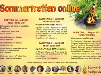 Sommnertreffen 2021 online