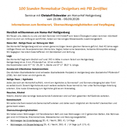 Besucherleitfaden-Permakultur